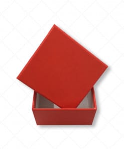 hộp để đồng hồ màu đỏ mặt trơn không in